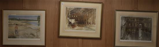 William Russell Flint (1880-1969) overall 53 x 70cm approx.